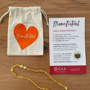 Mama Natural Baltic Amber Teething Necklace